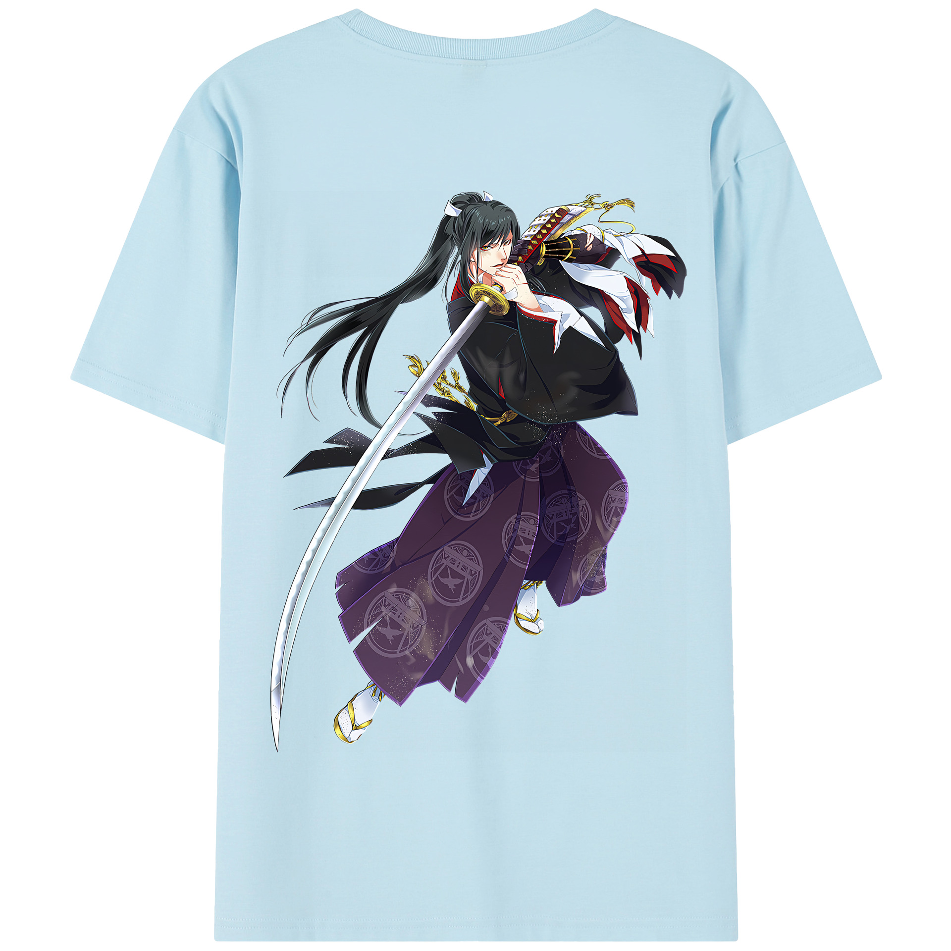 （画像用） 刀剣乱舞 Touken Ranbu 綿100％半袖Tシャツ（背面プリント）